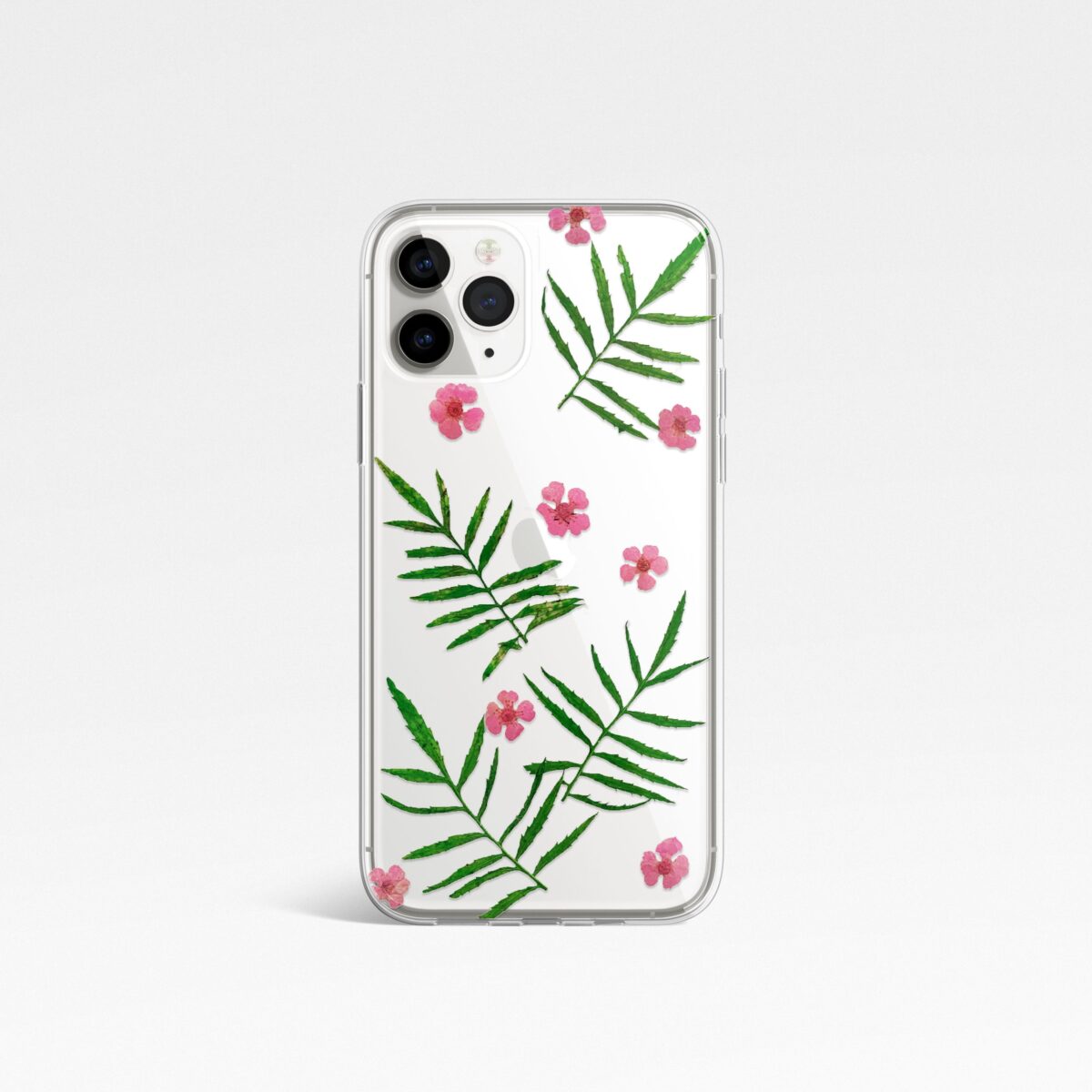 Pressed flowers and leaf phone case - Image 1