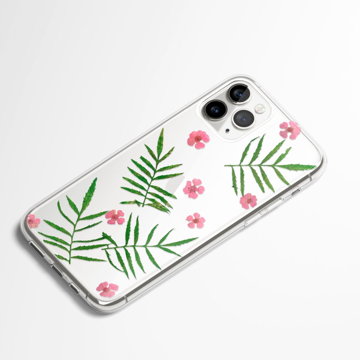 Pressed flowers and leaf phone case - Image 3